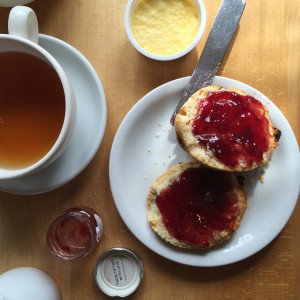 Cream tea at Ilam National Trust