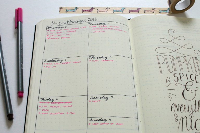 Top 5 bullet journal weekly spreads - Hello Deborah