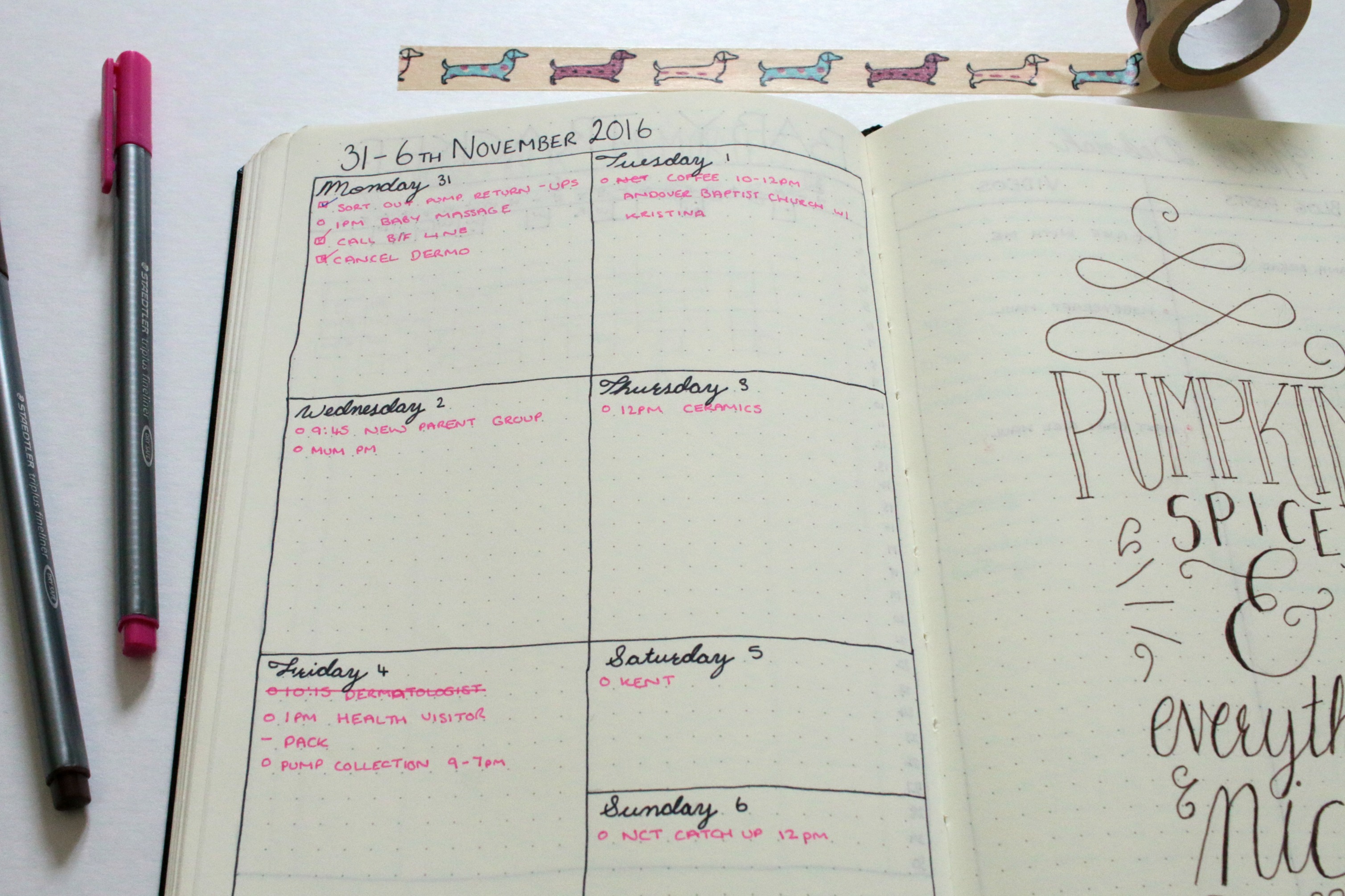 Top 5 bullet journal weekly spreads - Hello Deborah